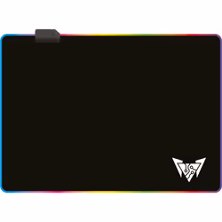 Tapis Souris Gamer Crown CMMP-303 RGB souple - Rétroéclairage RGB - Conception étanche - Base en Caoutchouc + Respirant antid ...