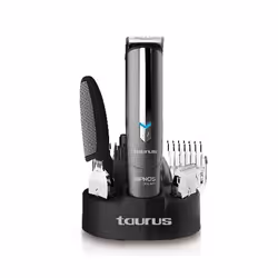 Taurus Hipnos Power, Noir, Argent, Barbe, Oreille, Nez, Acier inoxydable, Batterie, 40 min, Batterie intégré