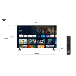 TCL S54 Series 43S5400A TV 109,2 cm (43") Full HD Smart TV Wifi Argent 220 cd/m²