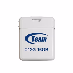 Team Group C12G, 16 Go, USB Type-A, 2.0, Casquette, Blanc