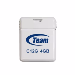 Team Group C12G, 4 Go, USB Type-A, 2.0, Casquette, Blanc