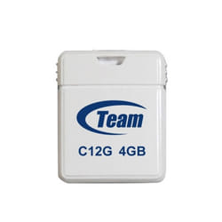 Team Group C12G lecteur USB flash 4 Go USB Type-A 2.0 Blanc