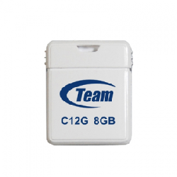 Team Group C12G lecteur USB flash 8 Go USB Type-A 2.0 Blanc