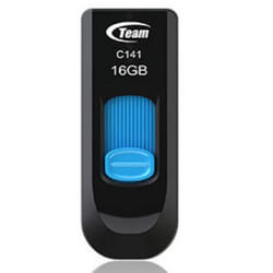 Team Group C141 lecteur USB flash 16 Go USB Type-A 2.0 Noir, Bleu