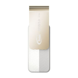 Team Group C143 lecteur USB flash 32 Go USB Type-A 3.2 Gen 1 (3.1 Gen 1) Or, Blanc