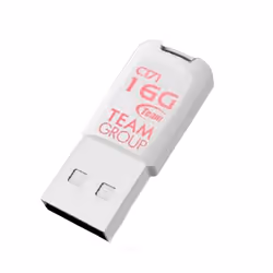 Team Group C171, 16 Go, USB Type-A, 2.0, Casquette, 3,5 g, Blanc