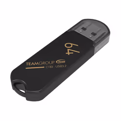 Team Group C183 lecteur USB flash 64 Go USB Type-A 3.2 Gen 1 (3.1 Gen 1) Noir