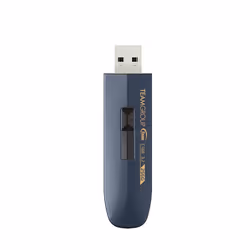 Team Group C188, 256 Go, USB Type-A, 3.2 Gen 1 (3.1 Gen 1), 130 Mo/s, Slide, Noir