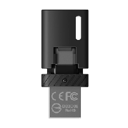 Team Group M211 lecteur USB flash 32 Go USB Type-C 3.2 Gen 1 (3.1 Gen 1) Noir