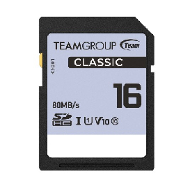Team Group T-CREATE CLASSIC TCSDHC16GIV1001 mémoire flash 16 Go SDXC UHS-I