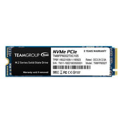 Team Group TM8FP6128G0C101 disque SSD M.2 128 Go PCI Express 3.0 NVMe