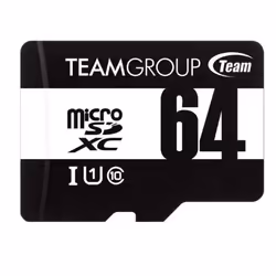 Team Group TUSDX64GCL10U03, 64 Go, MicroSDXC, Classe 10, UHS-I