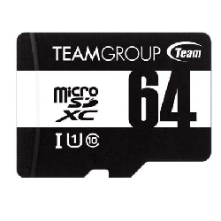 Team Group TUSDX64GCL10U03 mémoire flash 64 Go MicroSDXC UHS-I Classe 10