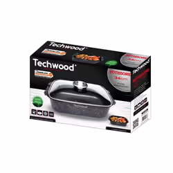 Techwood TP-34RO plat de cuisson Rectangulaire Aluminium Plat à cuisson