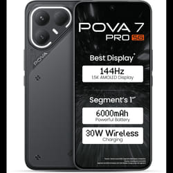 Tecno Pova 7 PRO 5G 16Go 256Go Noir
