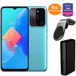 Ecran : 6.6" IPS LCD - Résolution : 720 x 1600 pixels - Système d'exploitation : Android 11, HIOS 7.6 - Processeur : Unisoc T ...