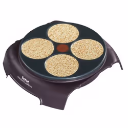 Tefal Crep'Party Compact appareil à crêpes 4 crèpe(s) 720 W Noir, Violet