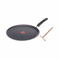 TEFAL - Crêpière 34cm Easy Cook & Clean + Répartiteur Galettière B5549712 - Noir