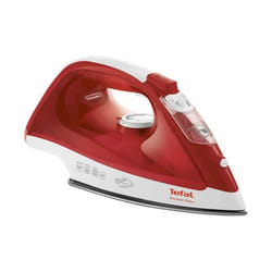Tefal FV1533 fer à repasser Fer à vapeur Semelle en céramique Rouge, Blanc
