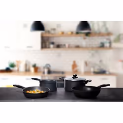 Tefal G2553002 casserole à sauce Rond Noir