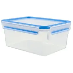 Tefal K3021512 boîte hermétique alimentaire Rectangulaire 2,3 L Bleu, Transparent