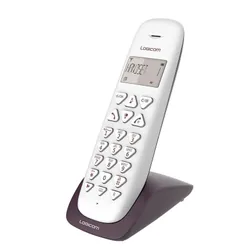 TELEPHONE FIXE SANS FIL LOGICOM VEGA 150 / AUBERGINE
