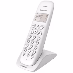 Téléphone simple DECT - Écran: 3 lignes (1 ligne alphanumérique, 2 lignes d'icônes) - Mémoire: 20 numéros (noms + numéros) -  ...