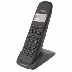 Téléphone simple DECT - Écran: 3 lignes (1 ligne alphanumérique, 2 lignes d'icônes) - Mémoire: 20 numéros (noms + numéros) -  ...