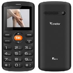 Téléphone Portable CONDOR F Senior Double Sim Noir