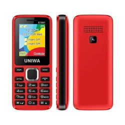 Téléphone Portable UNIWA E1801 - Rouge