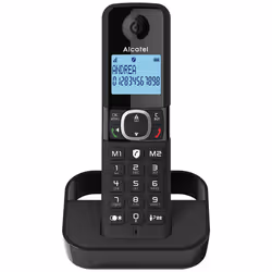 Téléphone sans fil Alcatel F860 - Ecran : rétro-éclairé - Répertoire de 100 noms et numéros - 2 touches de mémoires directes  ...