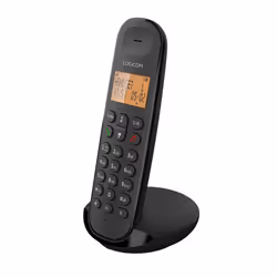 Téléphone Sans Fil DECT LOGICOM Iloa 150 Solo - Sans répondeur - Ecran: 4 lignes (1 ligne dot matrix, 1 ligne alphanumérique, ...