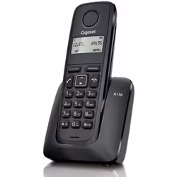 Téléphone sans fil Gigaset A116 - Veille jusqu'à  200h - Répertoire: 50 contacts - Autonomie en communication 12h - Autonomie ...