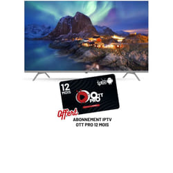 Téléviseur 65" 4K UHD Android Smart TV avec Récepteur Intégré - SC-65USTV