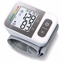 Tensiomètre électronique à  poignet -à Mesure entièrement automatique de la pression sanguine et du pouls -à Écran facile à   ...