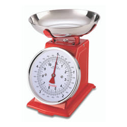Terraillon Trad 500 Rouge Comptoir Rond Balances de cuisine mécaniques