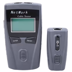 Testeur de câble Réseau BNC/ RJ45 - Teste les cordons de raccordement et les connexions installées - Vérification circuit ouv ...