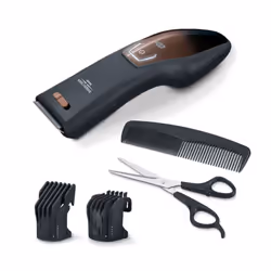 Tondeuse à cheveux
2 Sabots 11 réglages (3 –33 mm )+ 5 réglages précis 0,5 à 2,5mm Lames en TITANE Rechargeable en 1h Autonom ...