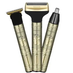 Tondeuse à Cheveux 3en1 Rechargeable DALING DL-9266 - Gold