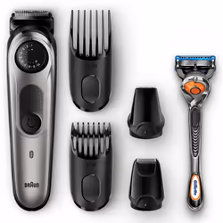 Tondeuse Cheveux et Barbe BRAUN - Bouton de précision et 2 sabots pour obtenir 39 réglages de longueur de 0,5 à 20 mm en incr ...