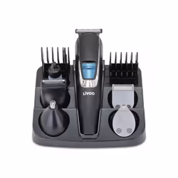 Tondeuse Livoo Sans Fil Multifonctions - Puissance : 3,7W – Interface : USB – Autonomie : 90 min – 5 têtes interchangeables : ...