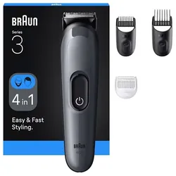 Tondeuse Multifonction 4EN1 BRAUN AIO3500 Rechargeable - Noir