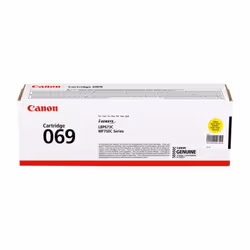 Toner original CANON i-SENSYS 069 Y - Technologie d'impression: Laser - Nombre Total de pages: 2100 pages - Compatible avec l ...