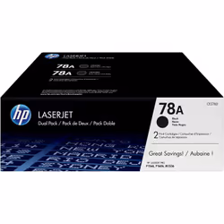 Pack de 2 Toner Original LaserJet HP 78A - Nombre de pages imprimées: 2100 pages - Température de fonctionnement 15 à 32,5° C ...