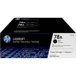 Toner Laser HP Original 78A/CE278AF - Lot de 2 Noir