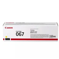 Toner Original Canon 067 1250 Pages Jaune