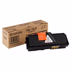 Toner Original Kyocera TK-160 - Couleur Noir - Capacité 2500 pages - Compatible avec Imprimante Kyocera ECOSYS P2035D, FS-112 ...