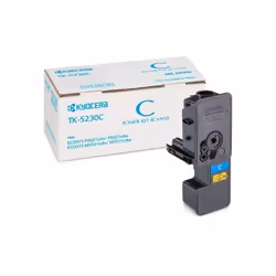 Toner Kyocera TK-5230C - Couleur Cyan - Capacité 2200 pages - Compatible avec Imprimante KYOCERA ECOSYS M5521CDN / KYOCERA EC ...