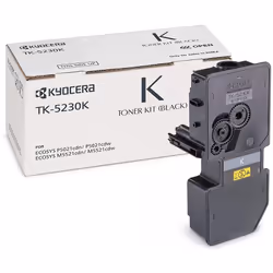 Toner Kyocera TK-5230K - Couleur Noir - Capacité 2200 pages - Compatible avec Imprimante KYOCERA ECOSYS M5521CDN / KYOCERA EC ...