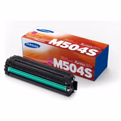Toner Original Samsung CLT-M504S - Couleur Magenta - Jusqu'à 1800 pages - Compatible avec Imprimante Samsung CLP-415N, CLP-41 ...